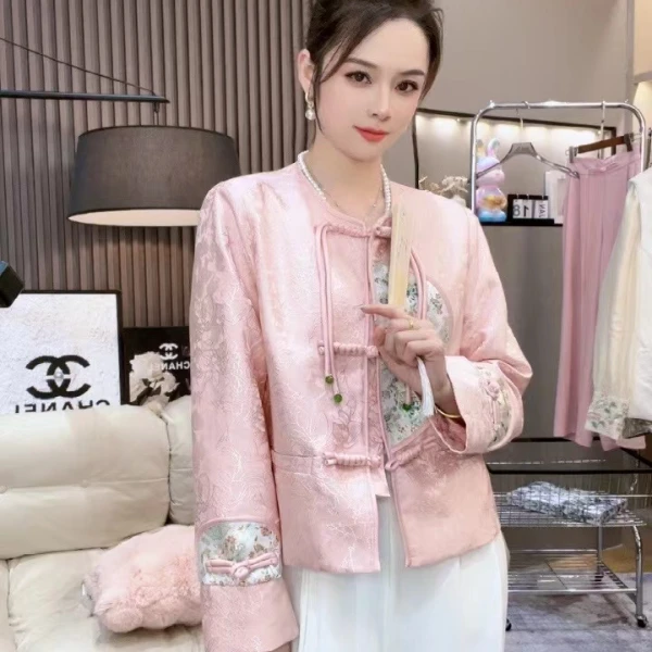 中式女装中国风爆款小个子洋气外套MJ24391