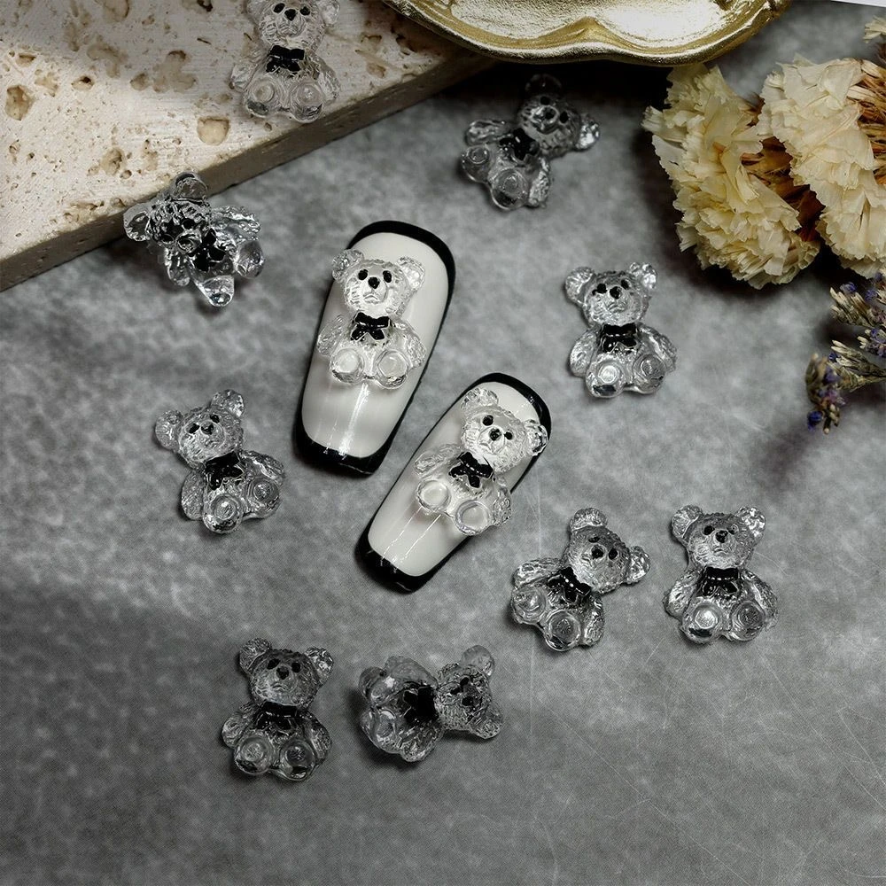 【福袋】美甲小饰品ins可爱小熊流行夏日气质指甲钻爆款指甲装饰