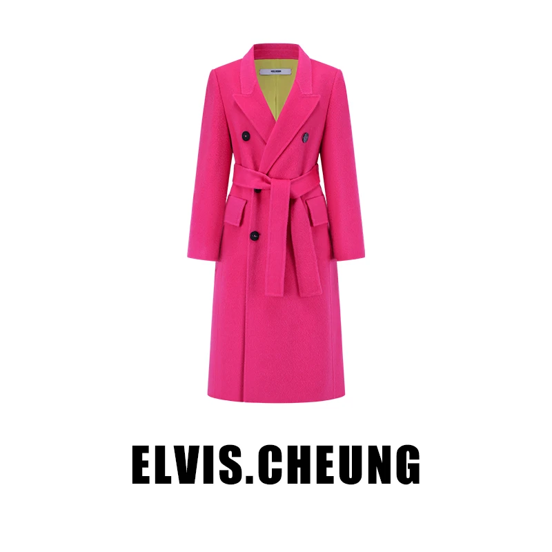 ELVIS.CHEUNG蒋云開運双面呢西装式长大衣