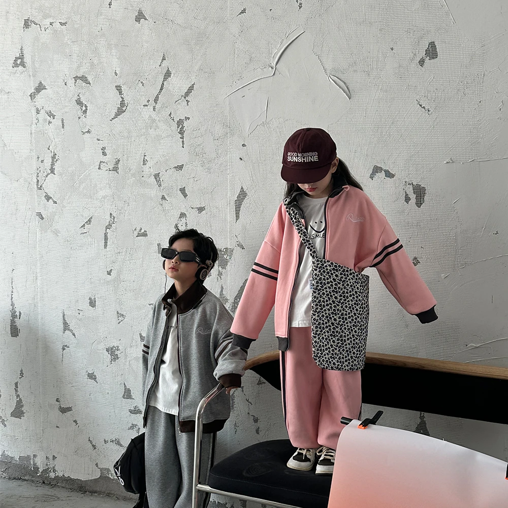 【破价专属】 RED芭莎-秋冬新款潮流韩版运动套装-239017