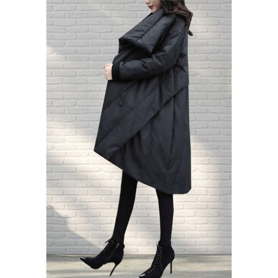 波司澄中长款羽绒羽绒棉服年冬季新款女装韩版时尚宽松大码显瘦斗