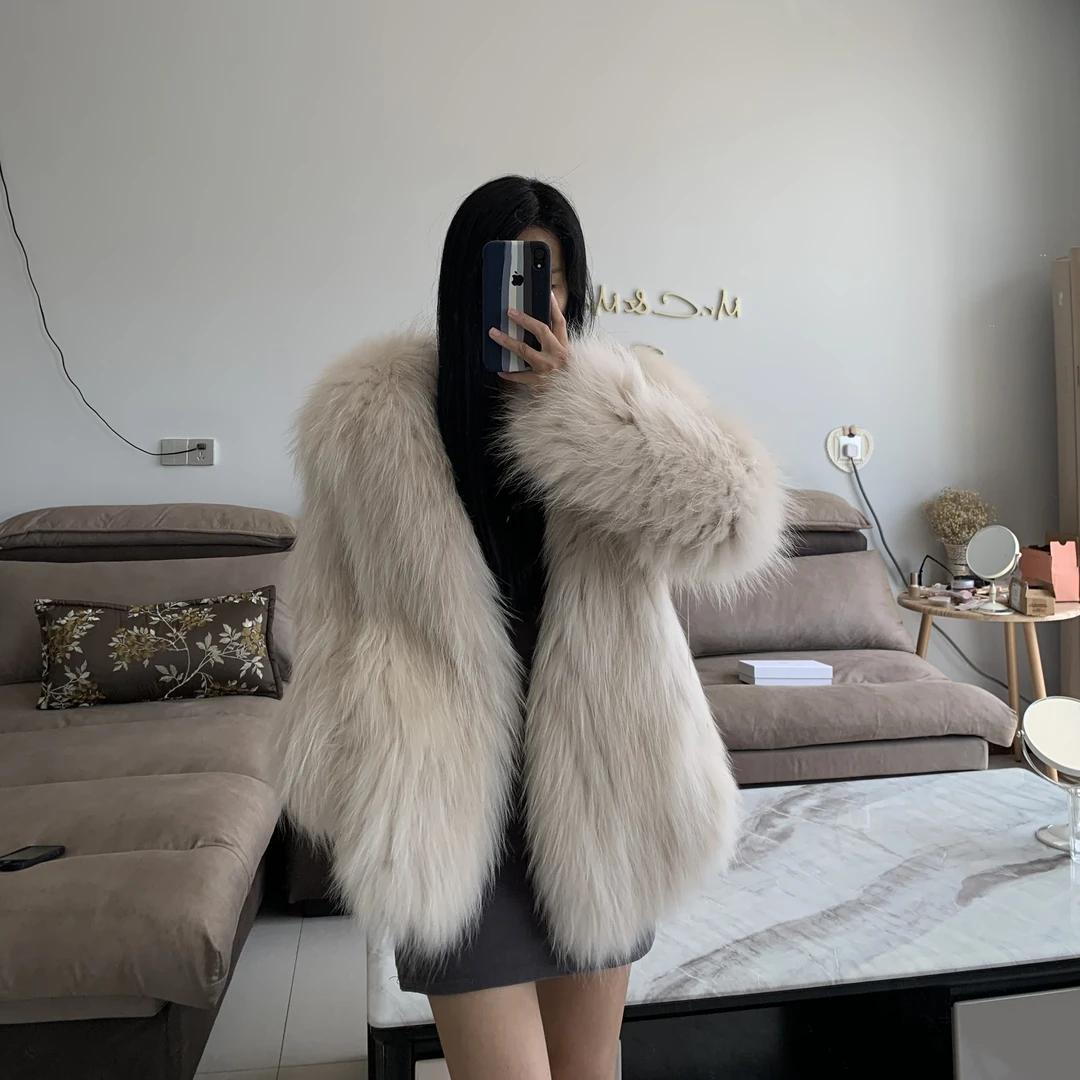 【小叶主推】前长后短双面特密特厚网红气质外套