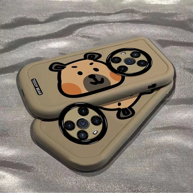 可爱松鼠荣耀MAGIC3手机壳荣耀MAGIC3PRO简约泡芙防摔全包潮ins