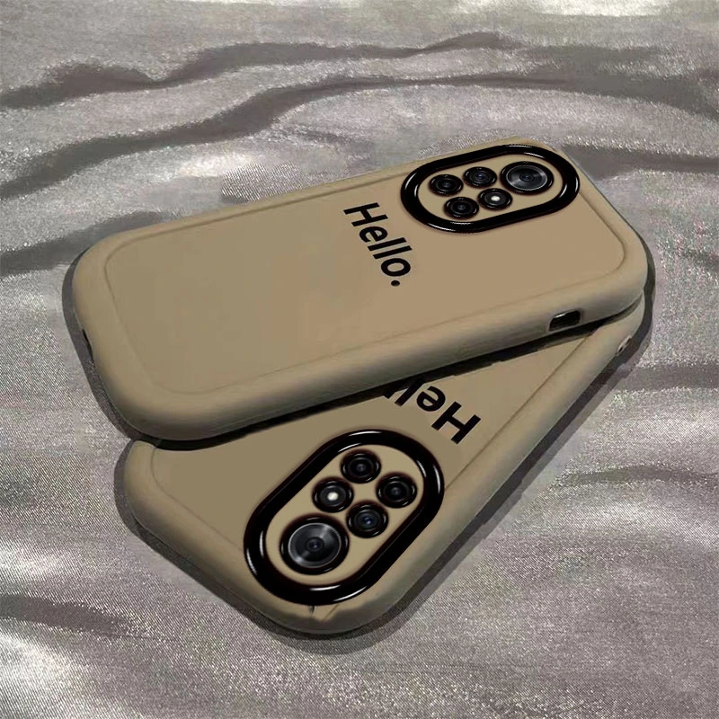 简约你好华为NOVA8手机壳华为NOVA8PRO简约泡芙防摔全包软潮ins