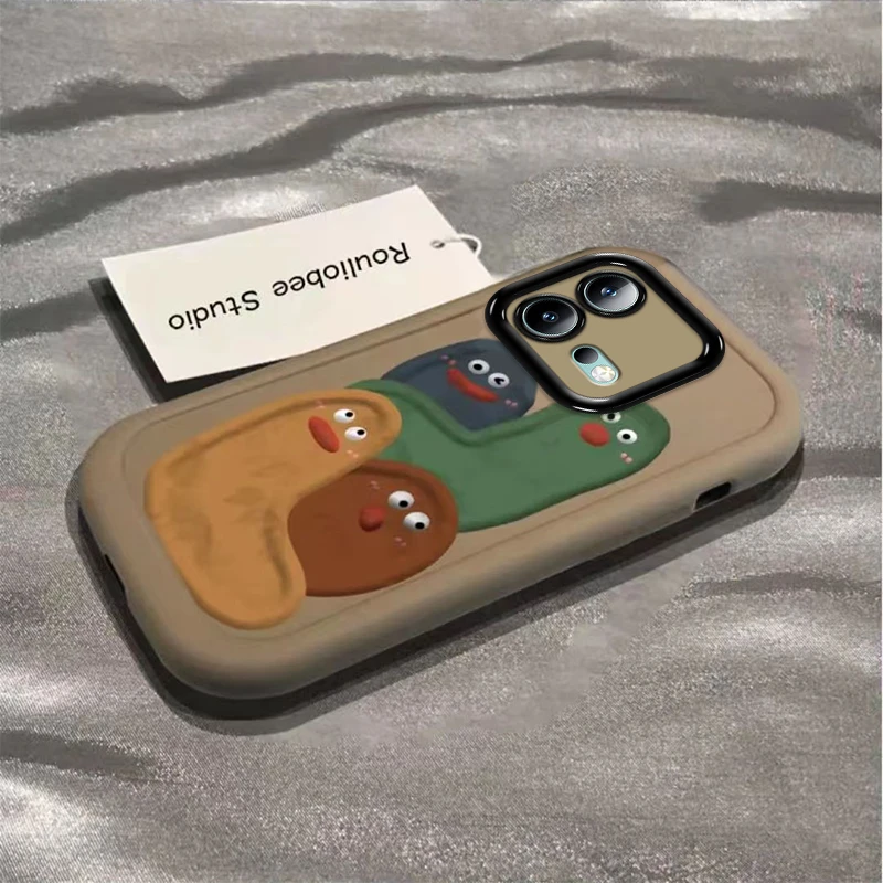 搞怪虫子IQOONEO8手机壳IQOONEO8PRO简约泡芙防摔全包硅胶潮ins