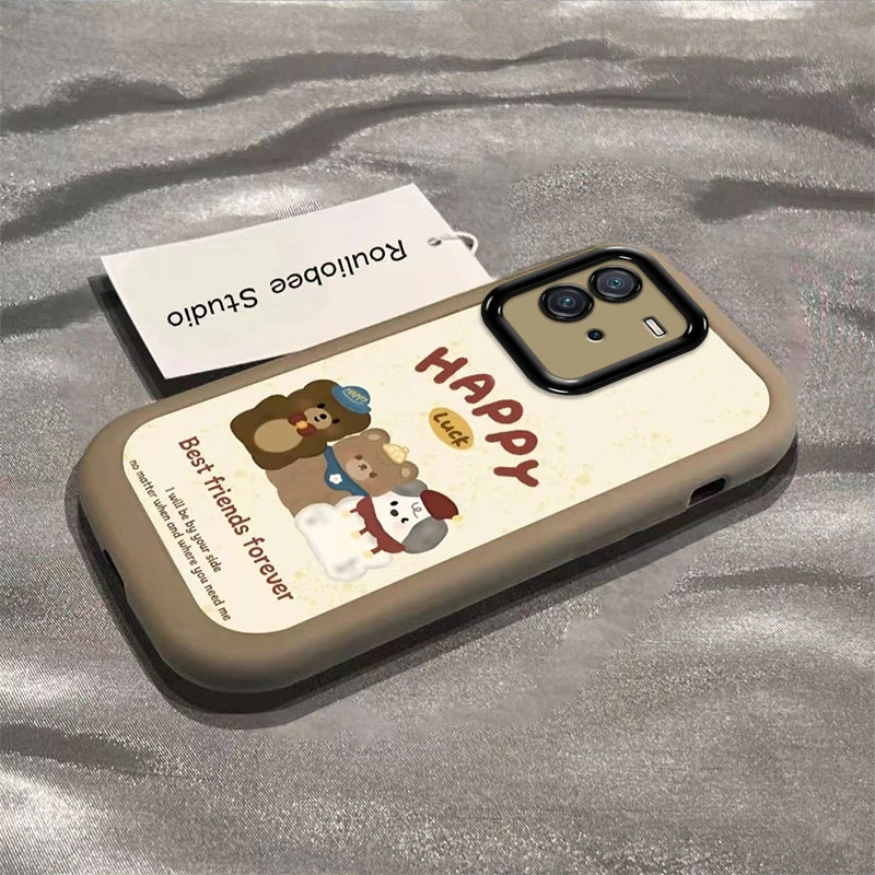 冬季小狗IQOONEO6手机壳IQOONEO6SE简约泡芙防摔全包硅胶潮ins