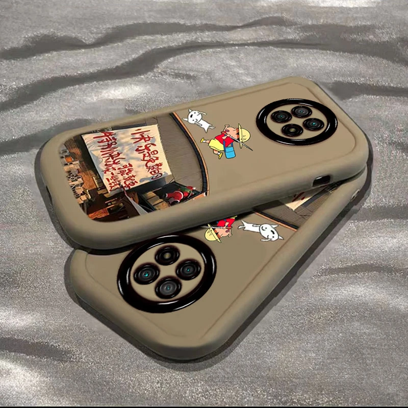 快乐小新红米NOTE9手机壳红米NOTE9PRO简约泡芙防摔全包软潮ins