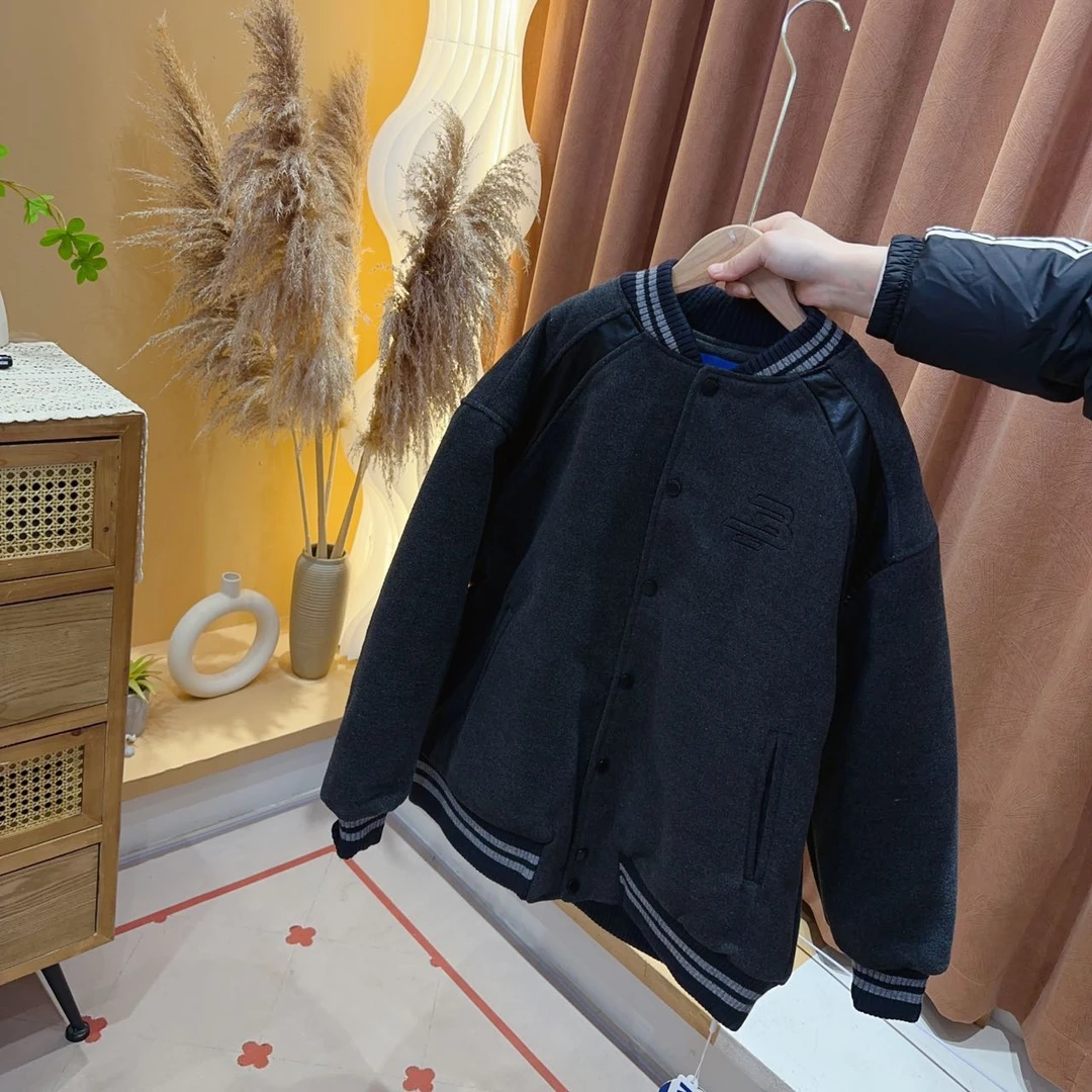 23919高端专享礼物品牌棒球服棉衣外套深灰