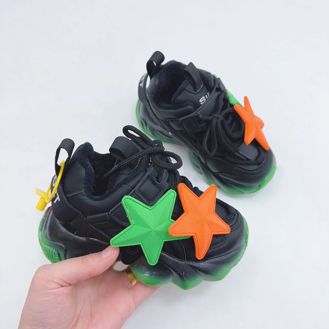 625高端冬款加绒运动鞋绿色