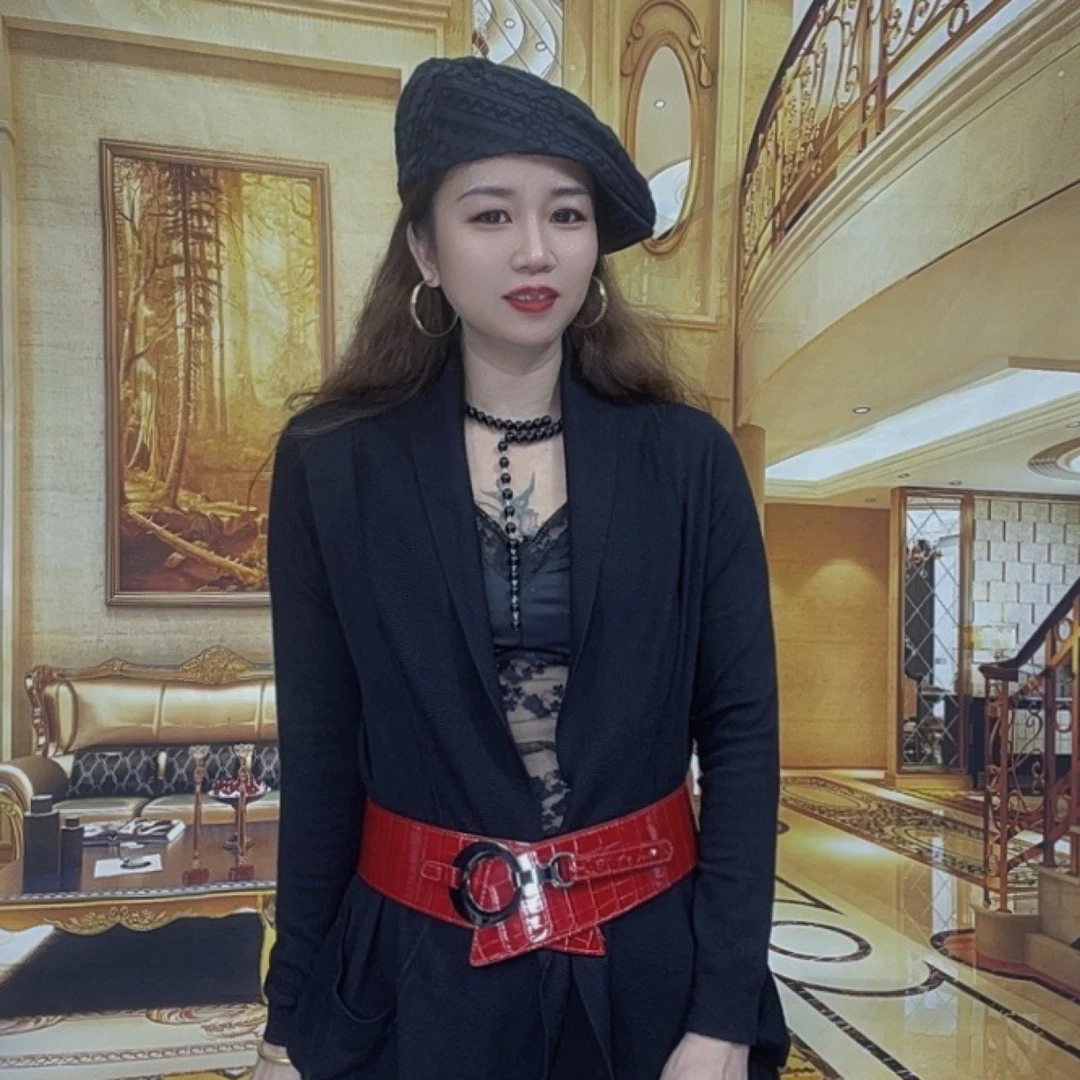 18330时尚黑色针织夏季女士时尚黑色外搭百搭女装气质网红