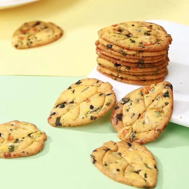 蔬菜饼干营养健康小圆饼网红零食下午茶苏打薄脆爆款整箱厂家批发