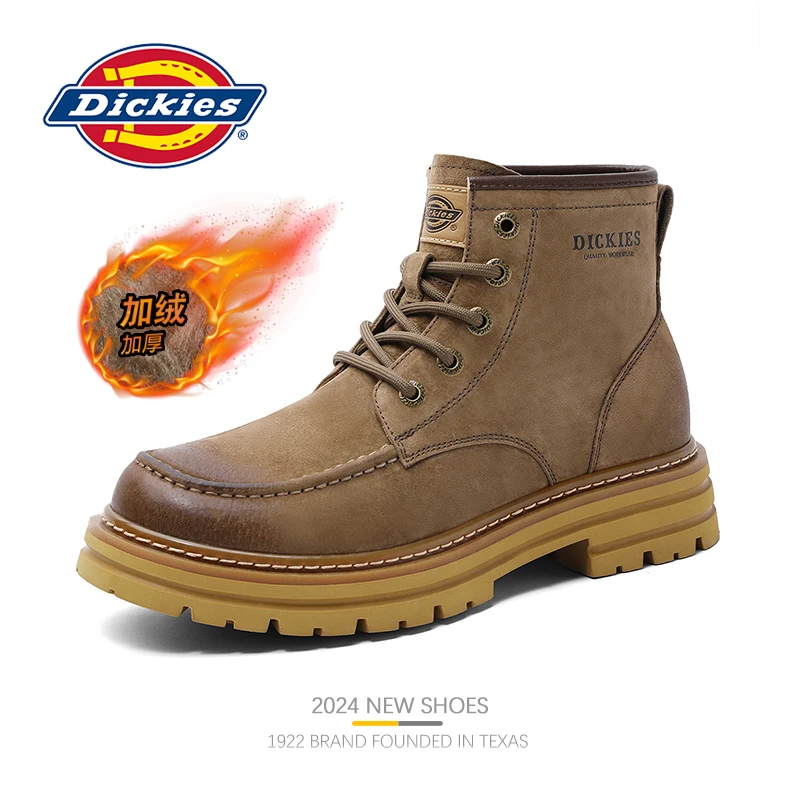 Dickies马丁靴男款夏季厚底男鞋男靴高帮工装靴男士休闲靴工装鞋