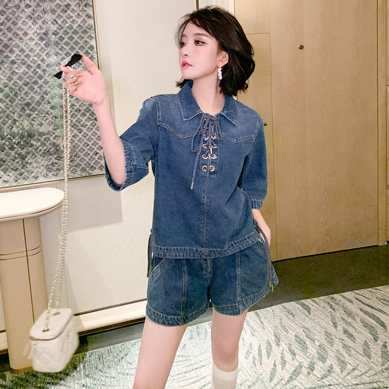 【现货】MIUCO高腰A字阔腿短裤