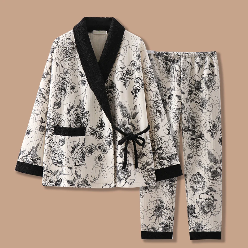 维雨空气棉秋冬季月子服11-12月份产妇入院待产孕妇睡衣宽松套装