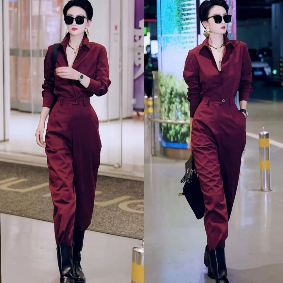 （萱萱严选）法式简约高腰显瘦两件套