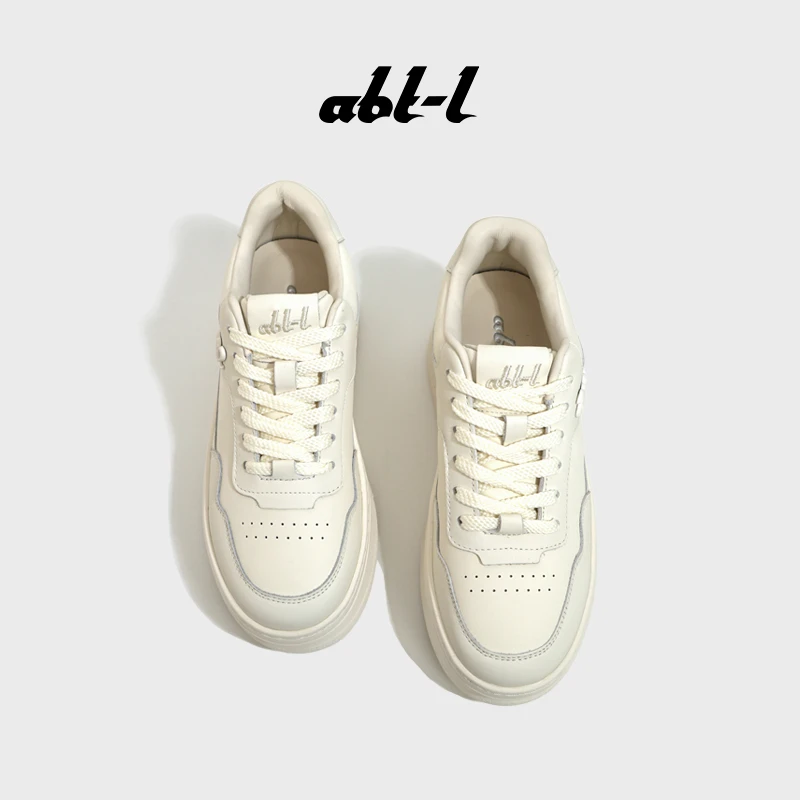 ABT-L【明星同款】张含韵李沁李一桐张天爱王灿同款厚底休闲小白鞋