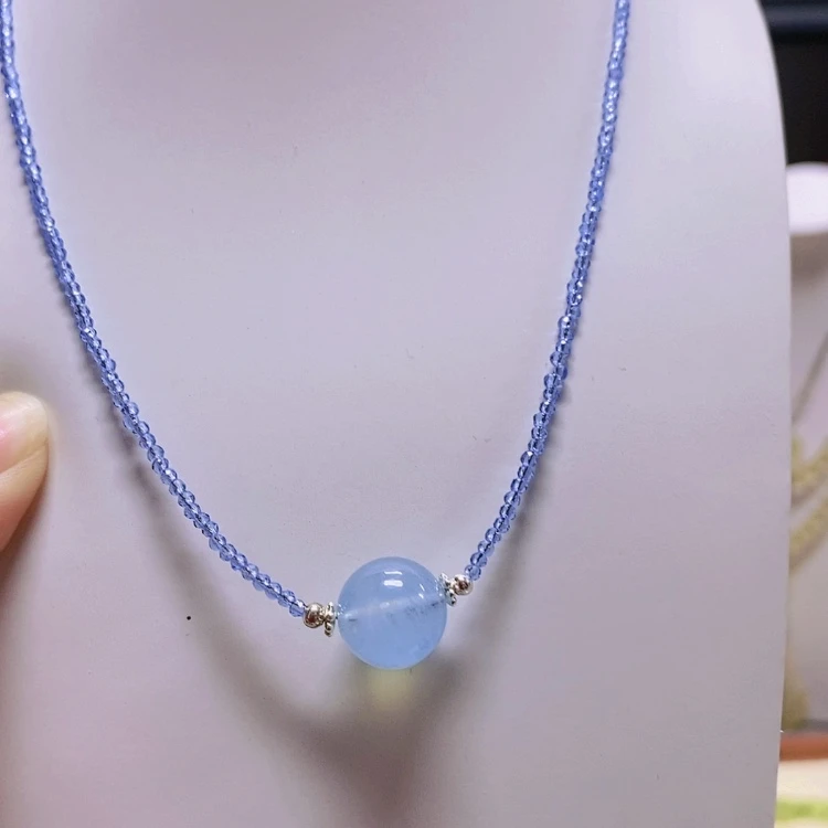 【闪购商品】海蓝宝石颈饰未镶嵌