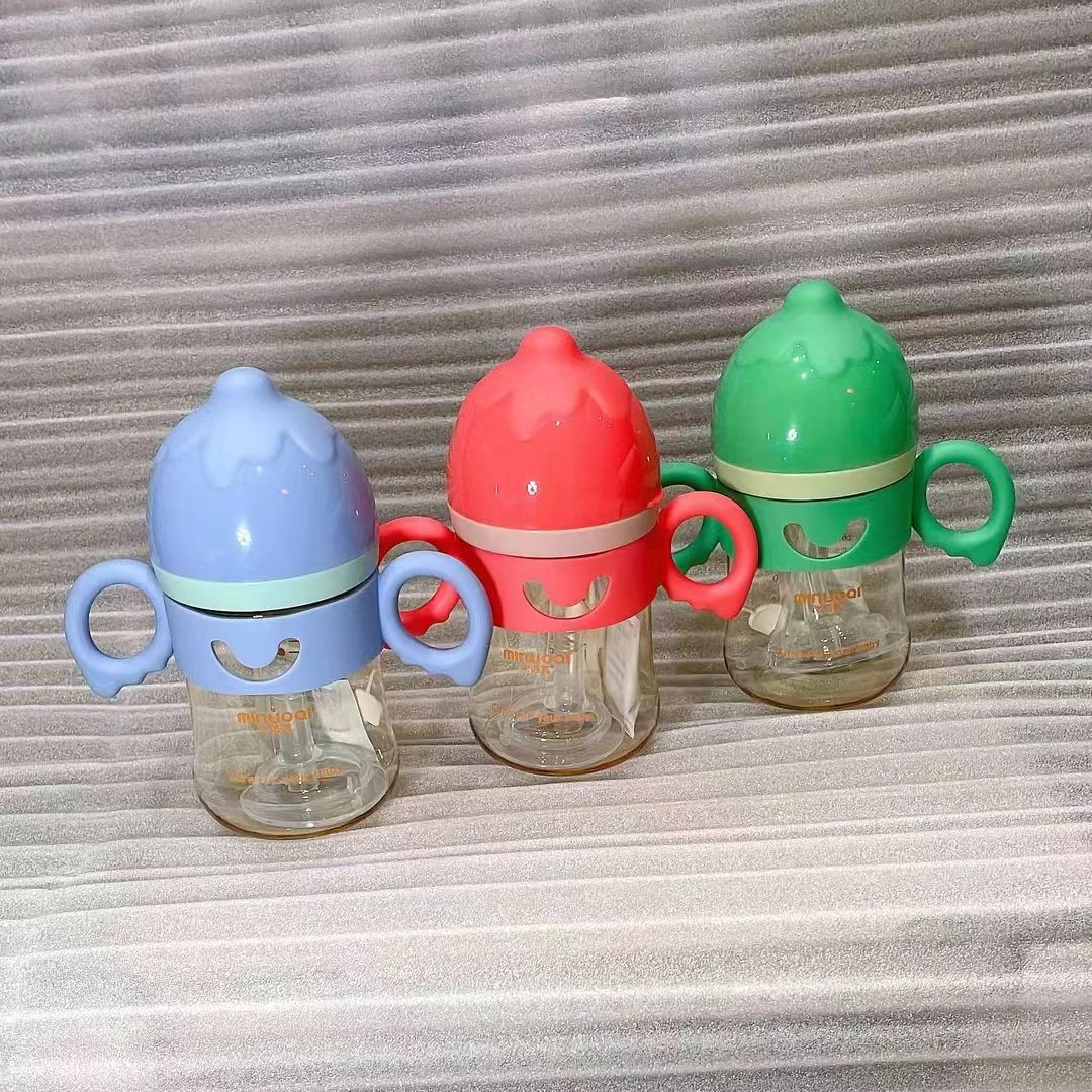 米诺其奶嘴吸嘴两用款210ml防摔