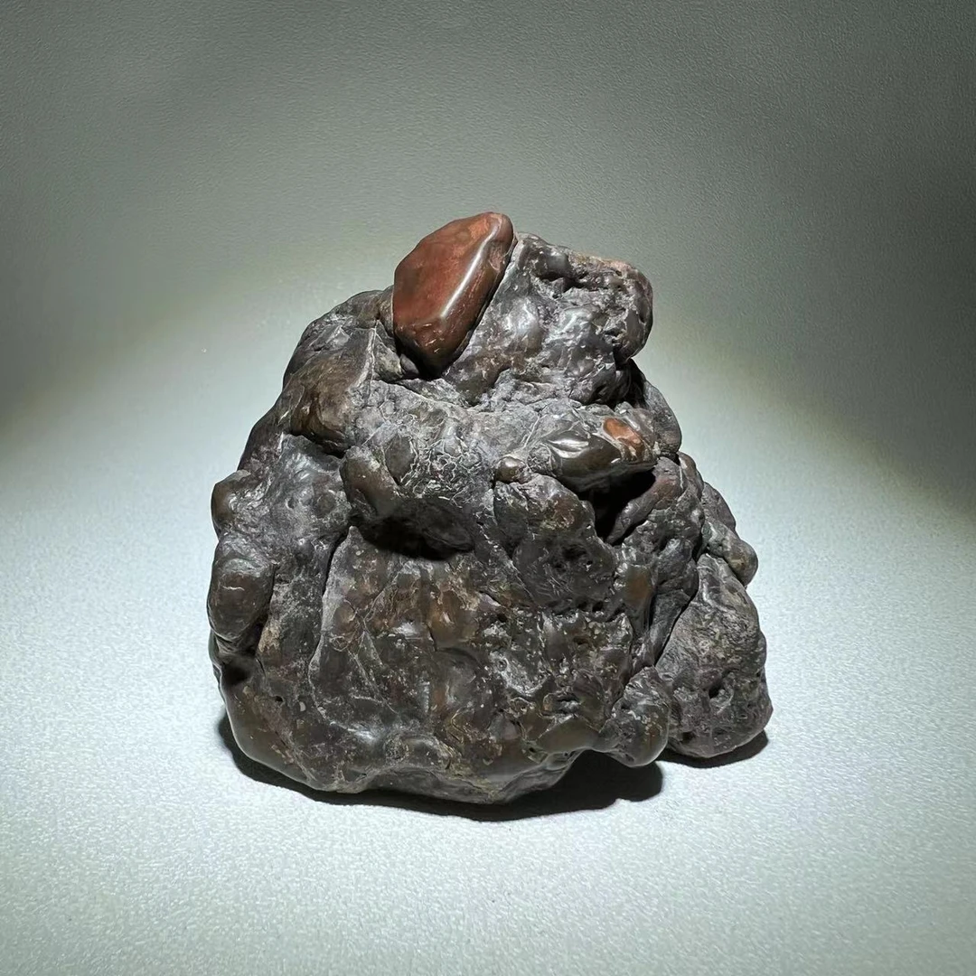 阿拉善彩石戈壁石摆件