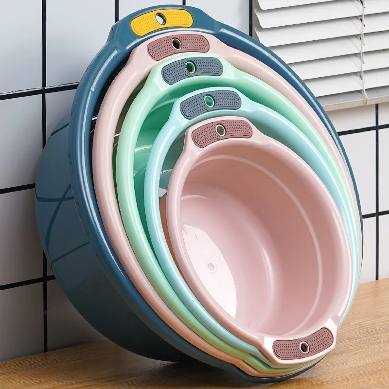 加厚塑料洗脸盆洗菜盆家用大号洗衣洗脚盆学生宿舍宝宝婴儿小盆子