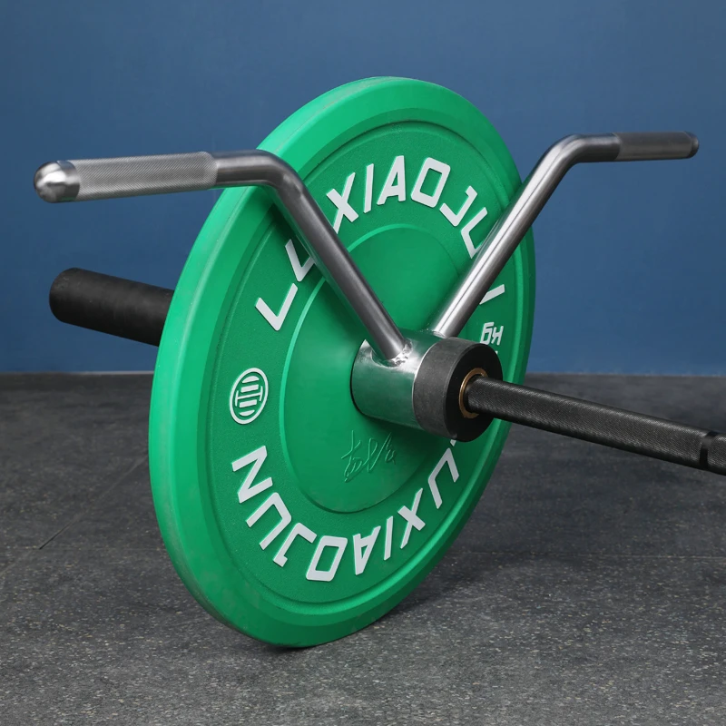 吕小军LUXIAOJUN炮筒手柄配件划船把手V型训练把力量训练套筒把手