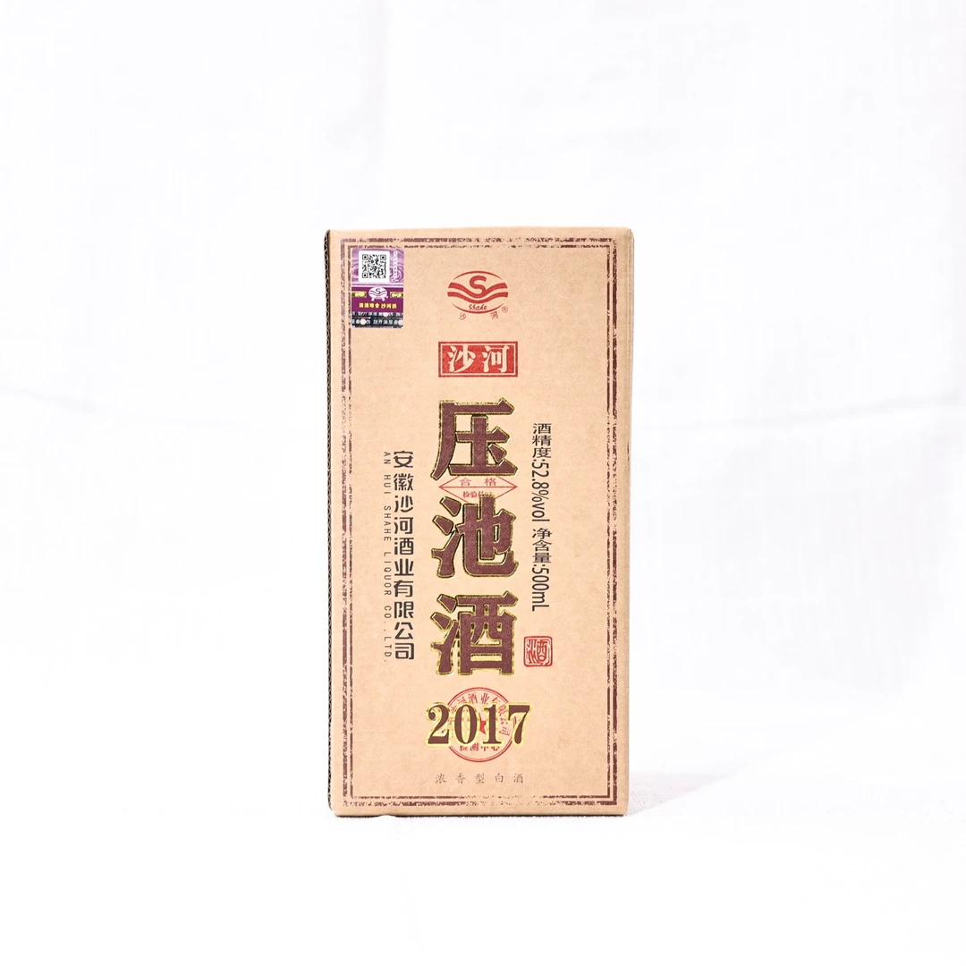SHAHE/沙河2017(52.8度)500ML*6 浓香型老式纯粮52.8% Vol.500ML