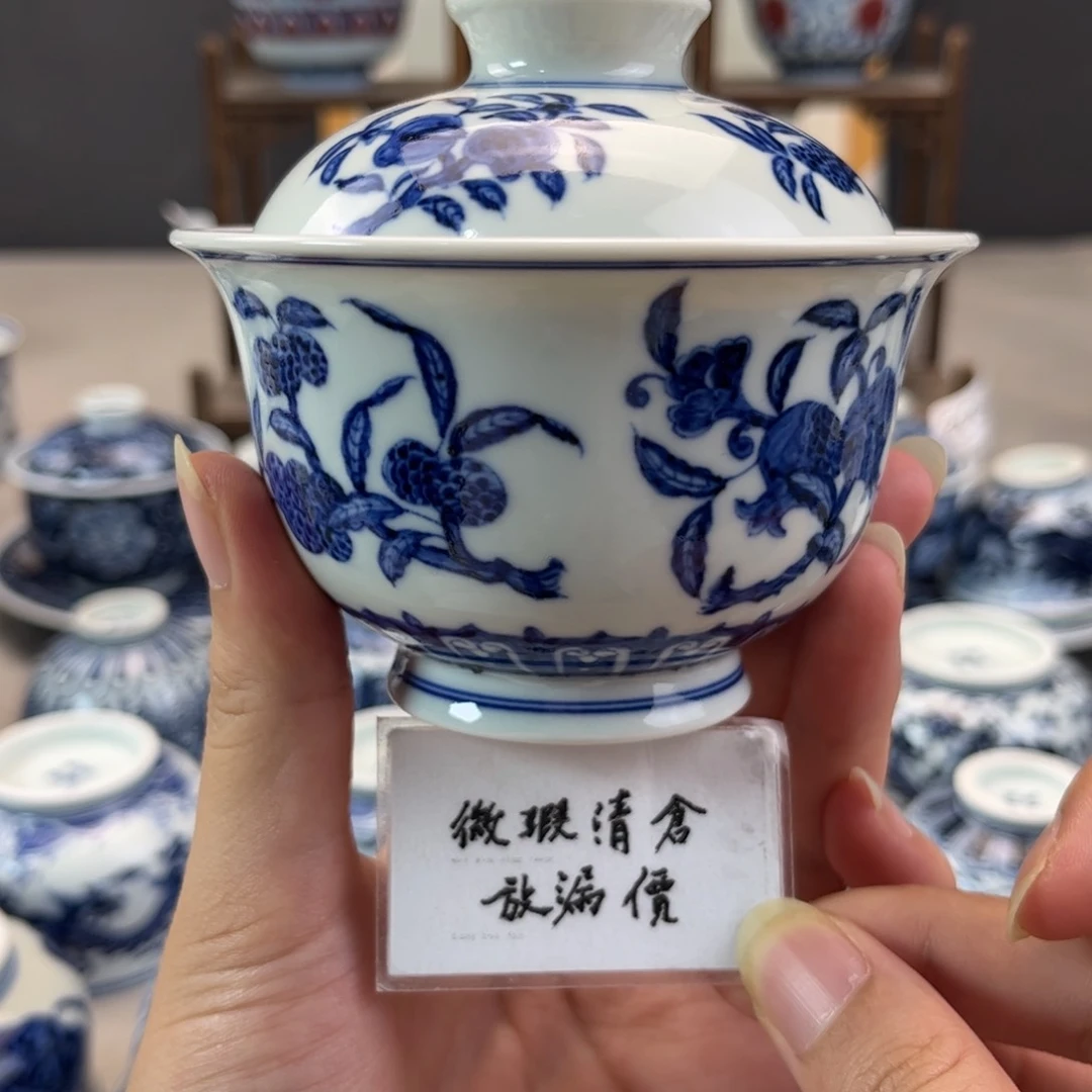 珠珠分享 景德镇手工手绘