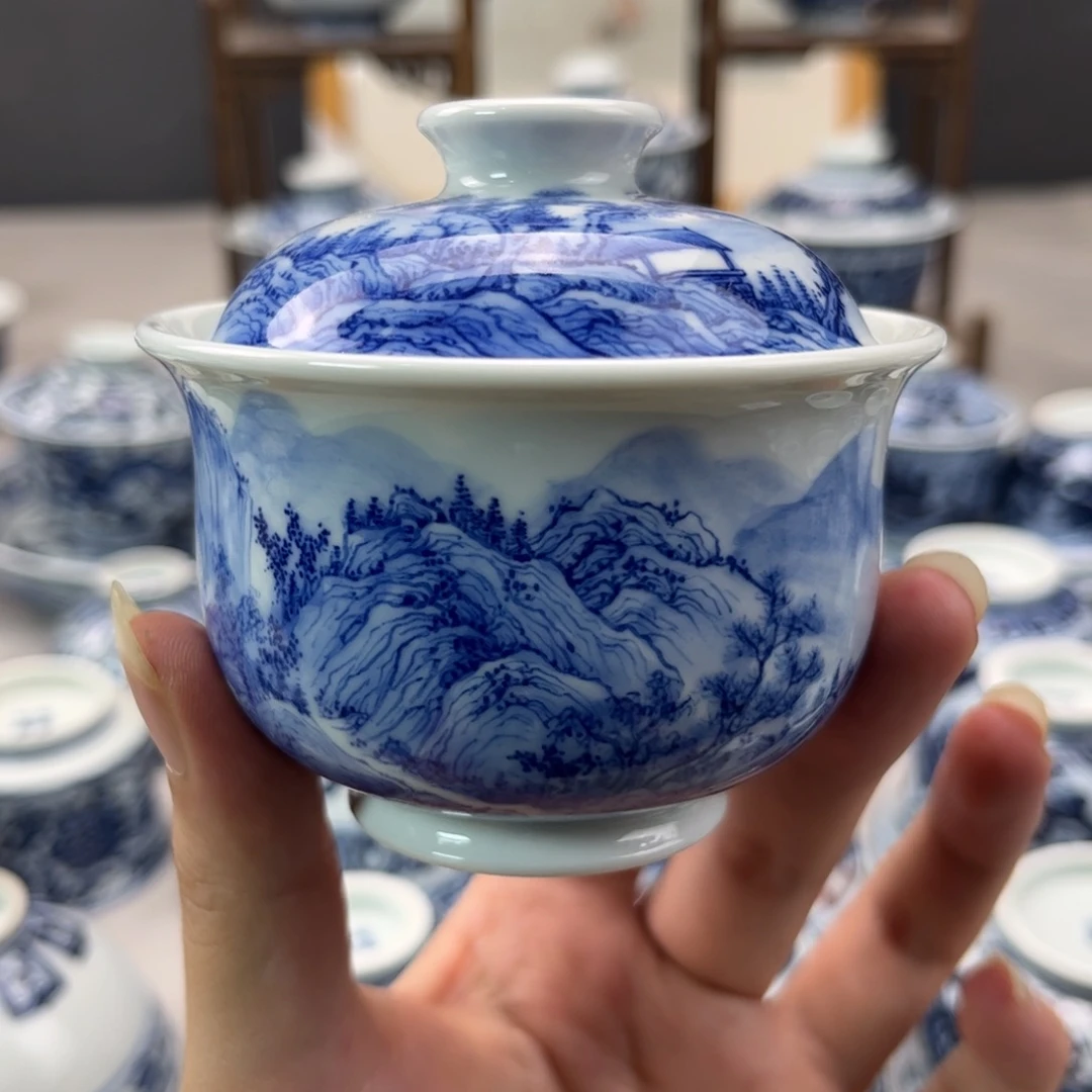珠珠分享 景德镇手工手绘