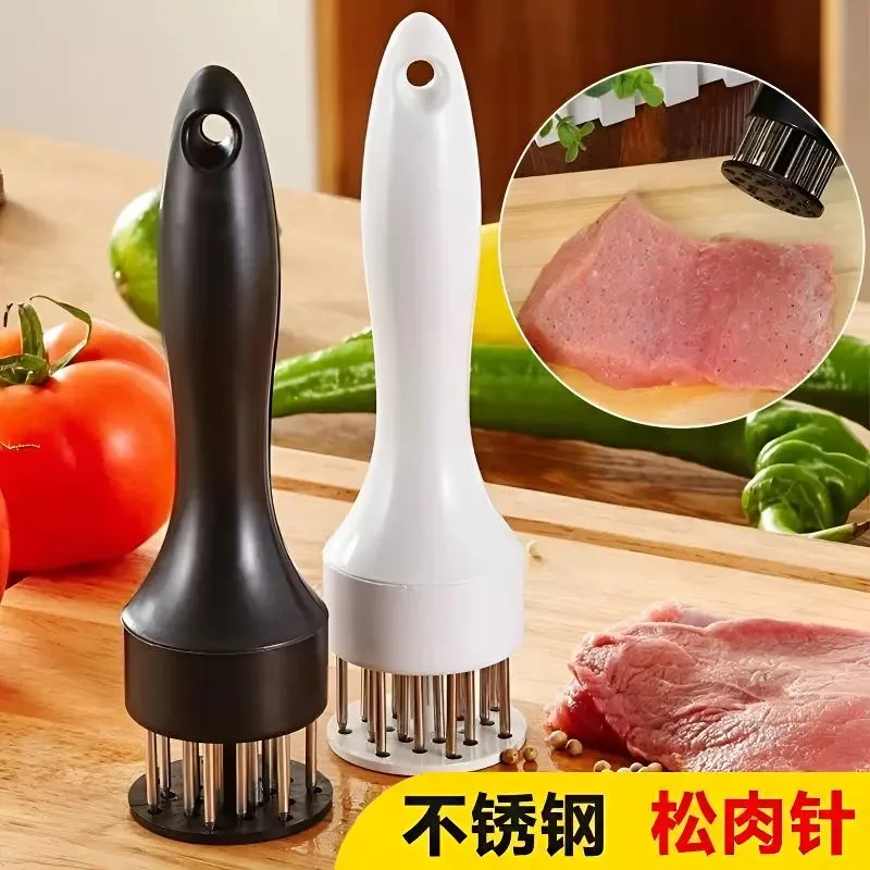家用断筋嫩肉针猪扒鸡排鸡翅松肉针敲肉锤不锈钢牛排扎孔器猪皮插