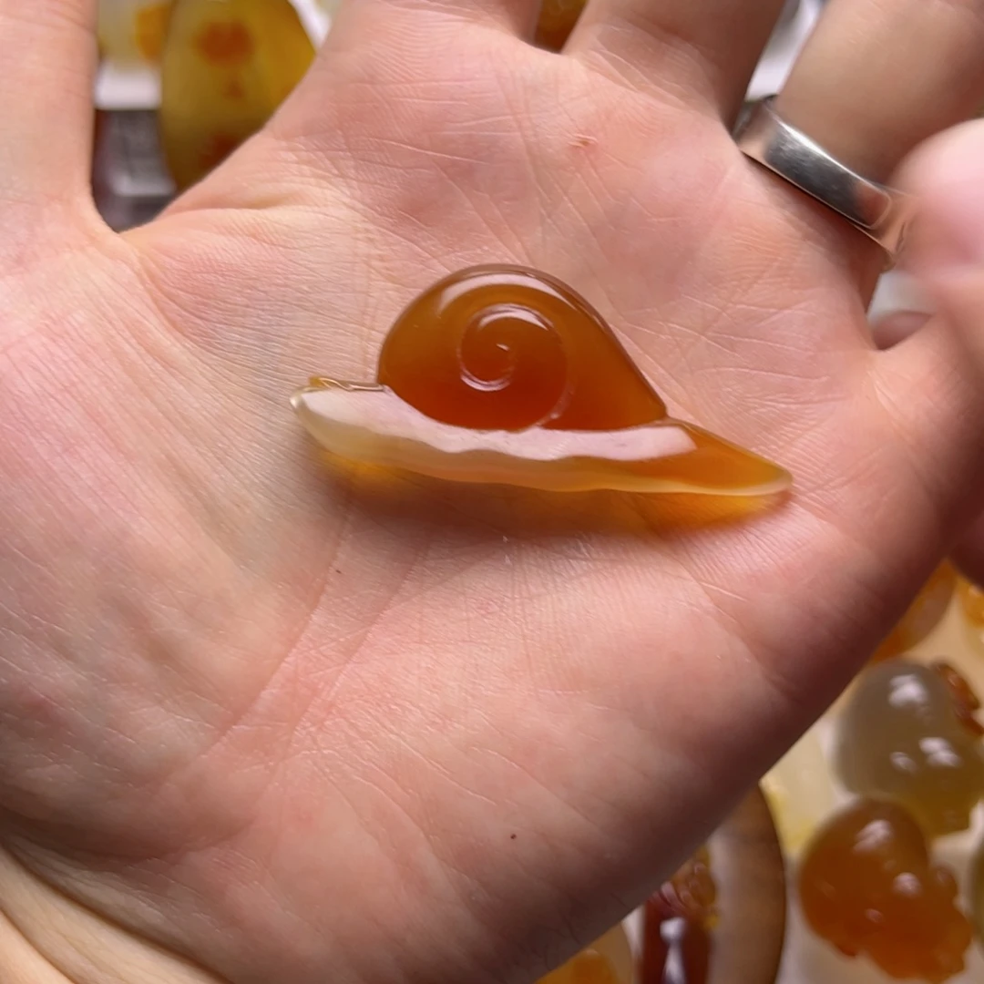 玛瑙/玉髓颈饰未镶嵌蟹*板