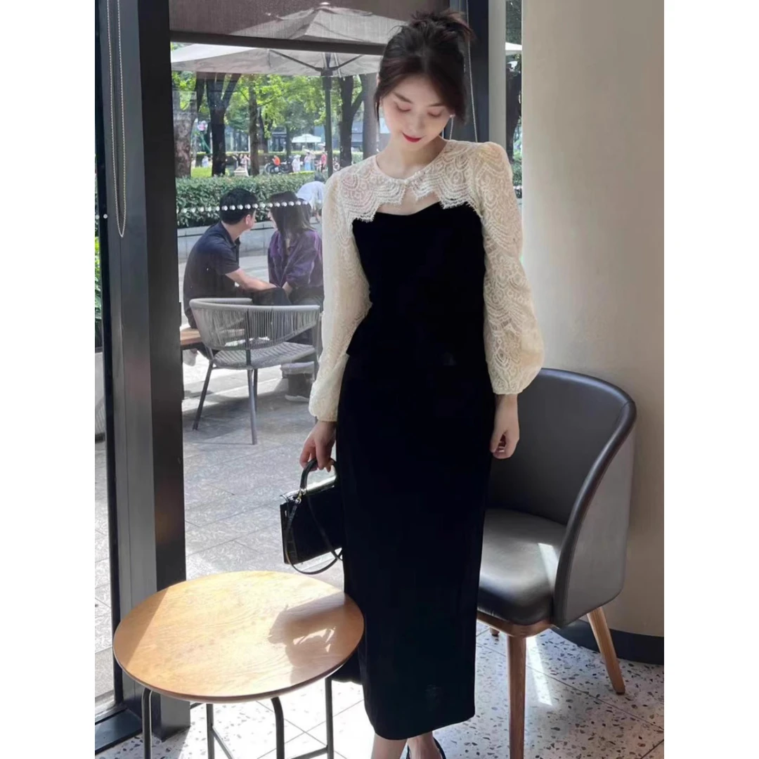 秋装高级感小香风套装裙女装2025年春秋新款气质上衣半身裙两件套