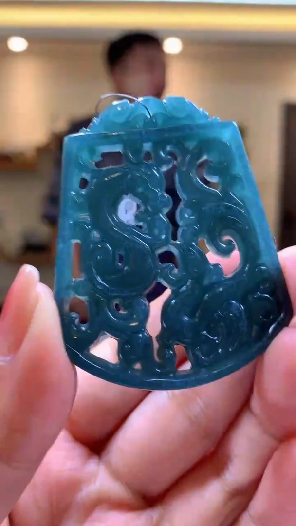 【闪购商品】定制翡翠未镶嵌4830ms-毛货44龙凤多样性发其一