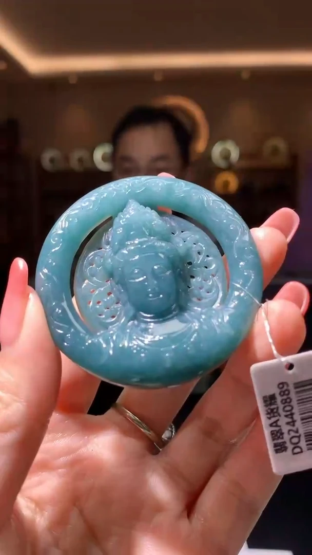 【闪购商品】定制翡翠未镶嵌0405DD-毛货观音多样性发其一103