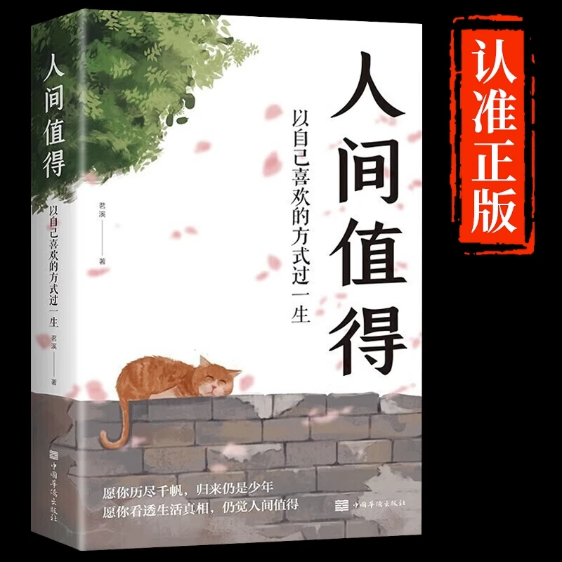 正版人间值得 以自己喜欢的方式过一生高情商哲学智慧治愈心灵