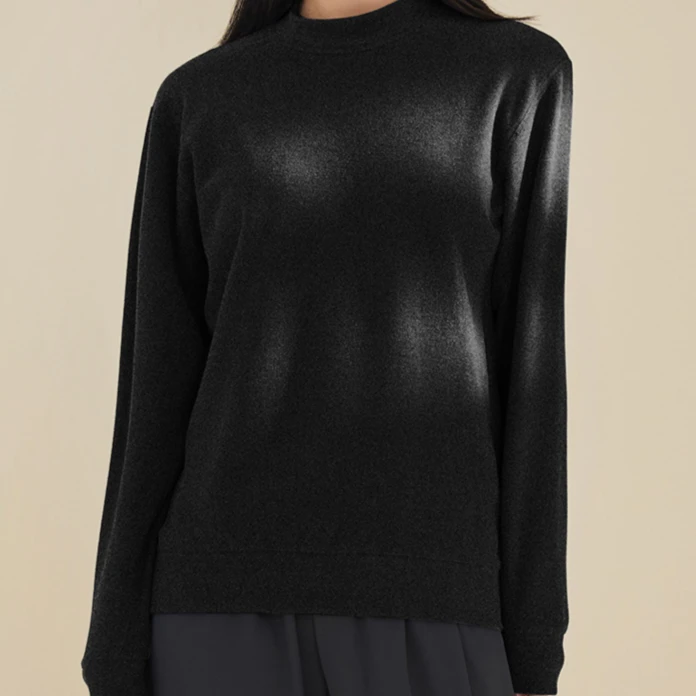 L323秋冬男女同款侧拼接休闲卫衣针织时尚百搭保暖