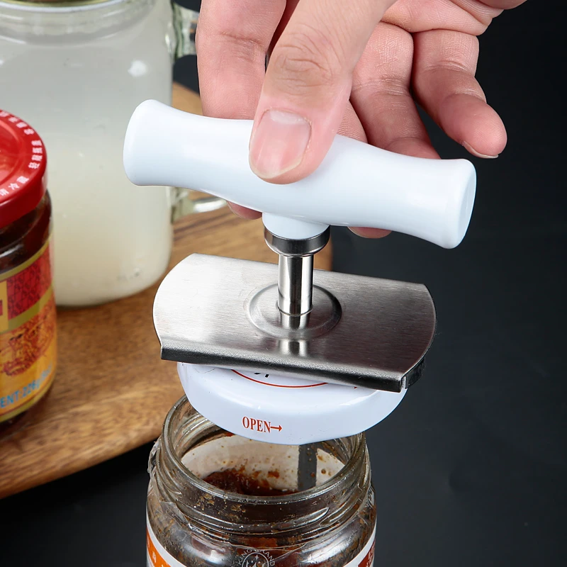 省力拧盖神器不锈钢开盖器通用厨房多功能家用开罐器旋转开瓶器