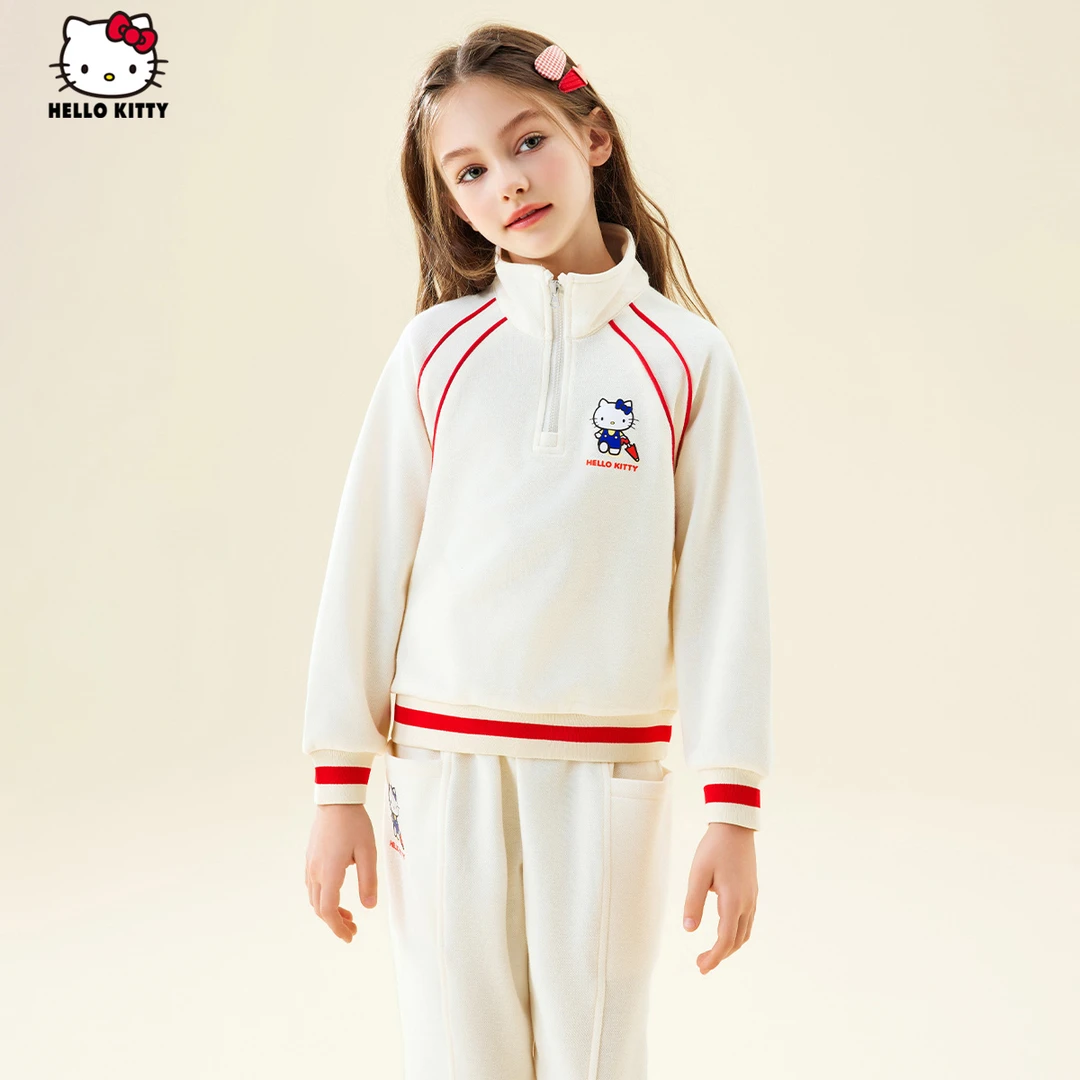 HELLO KITTY/凯蒂猫儿童春秋24新款休闲清新甜美可爱中大童两件套