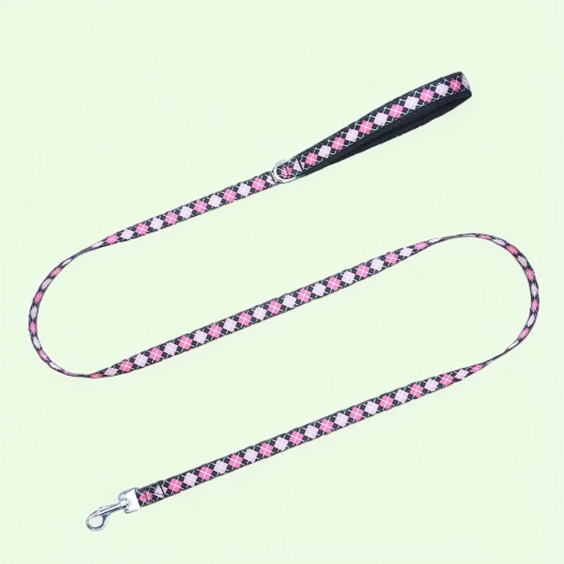 牵引绳黑莓泡泡同色织带宠物牵引绳狗狗牵引