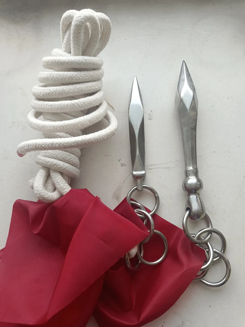 训练专用 纯钢鞭头的绳镖