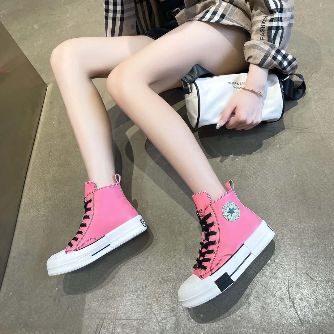 【兔兔专属】 十字花高帮板鞋休闲鞋