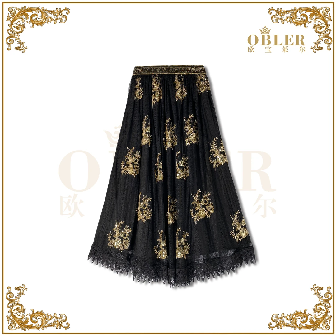 {大蕾专享}2025新款时尚气质半裙305-24286