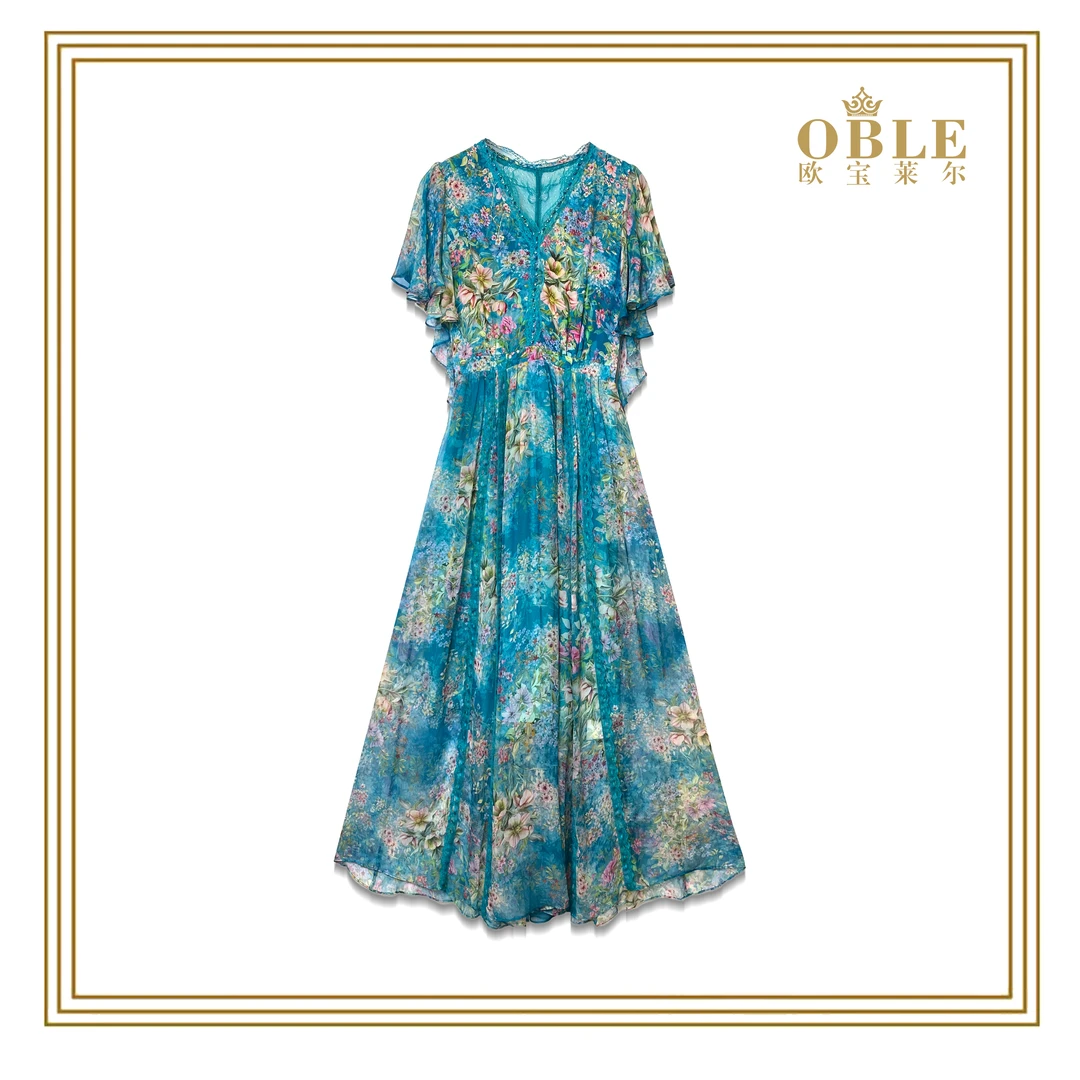 【活动专享】OBLE新款真丝连衣裙114-23851