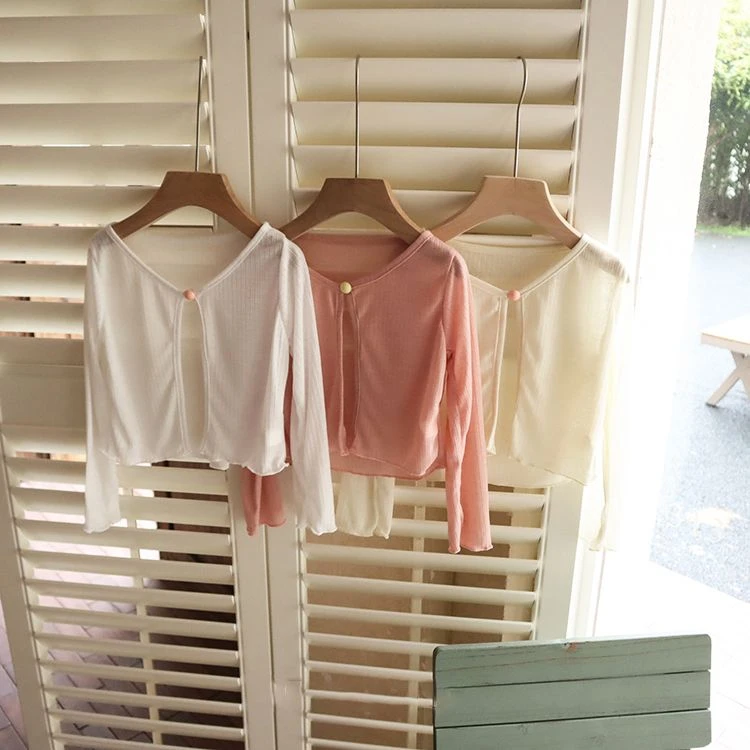 甜感氧气~女童夏季必入基础款儿童百搭防晒衣开衫宝宝空调衫外套