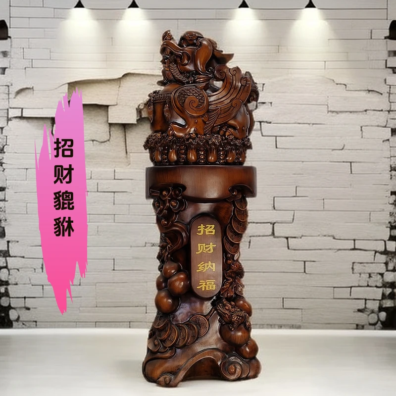 落地貔貅摆件大号三足蟾蜍开业礼品金蝉店铺办公室收银台装饰品