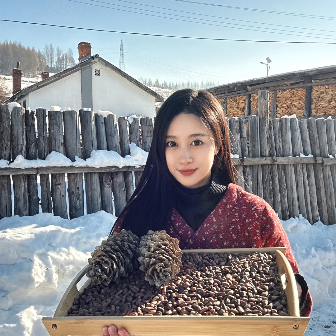 东北笨炒大松子新鲜开口松子非油炸松子原味开口红松子大颗粒坚果