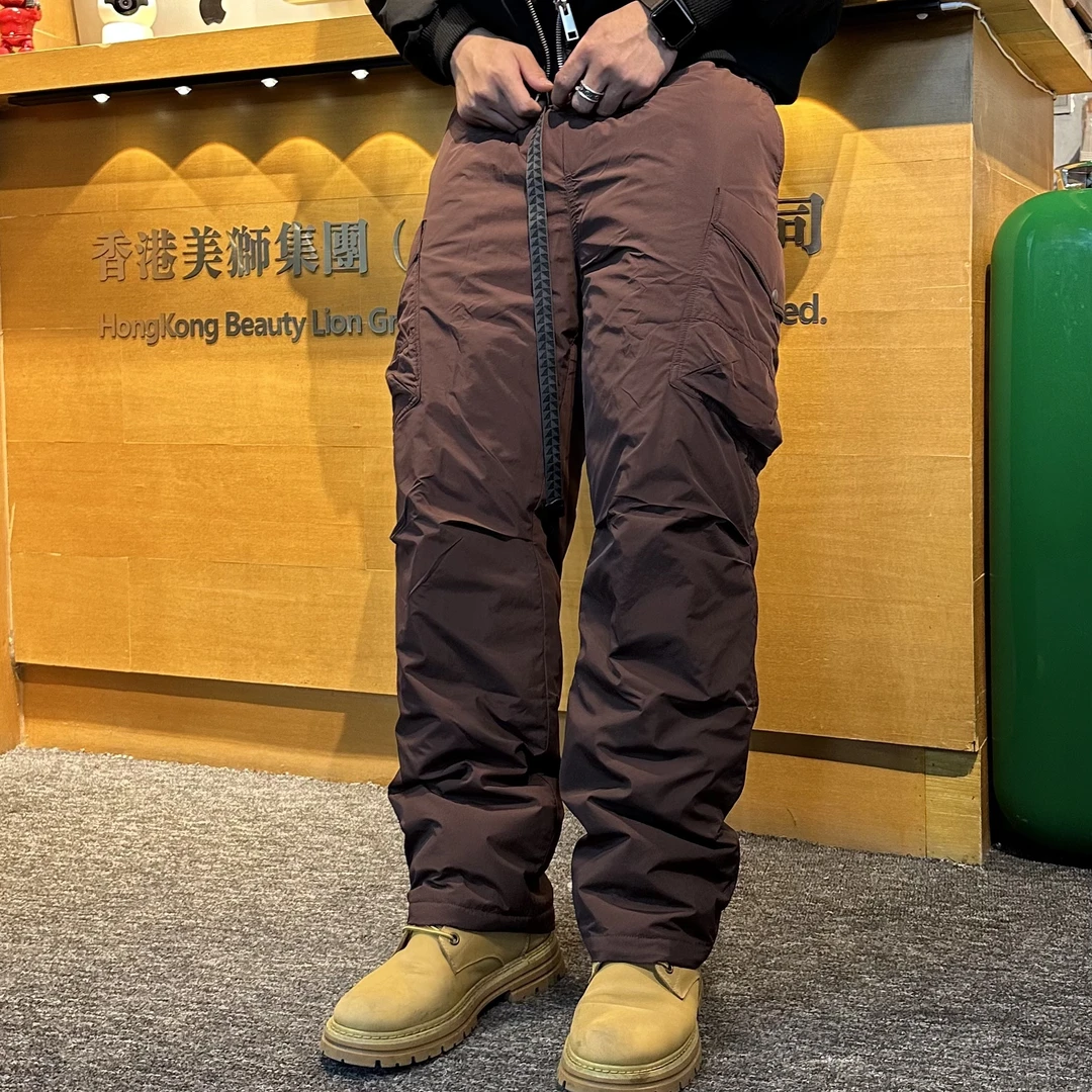 【2024】H·K美狮潮牌冬季加厚款休闲工羽绒裤