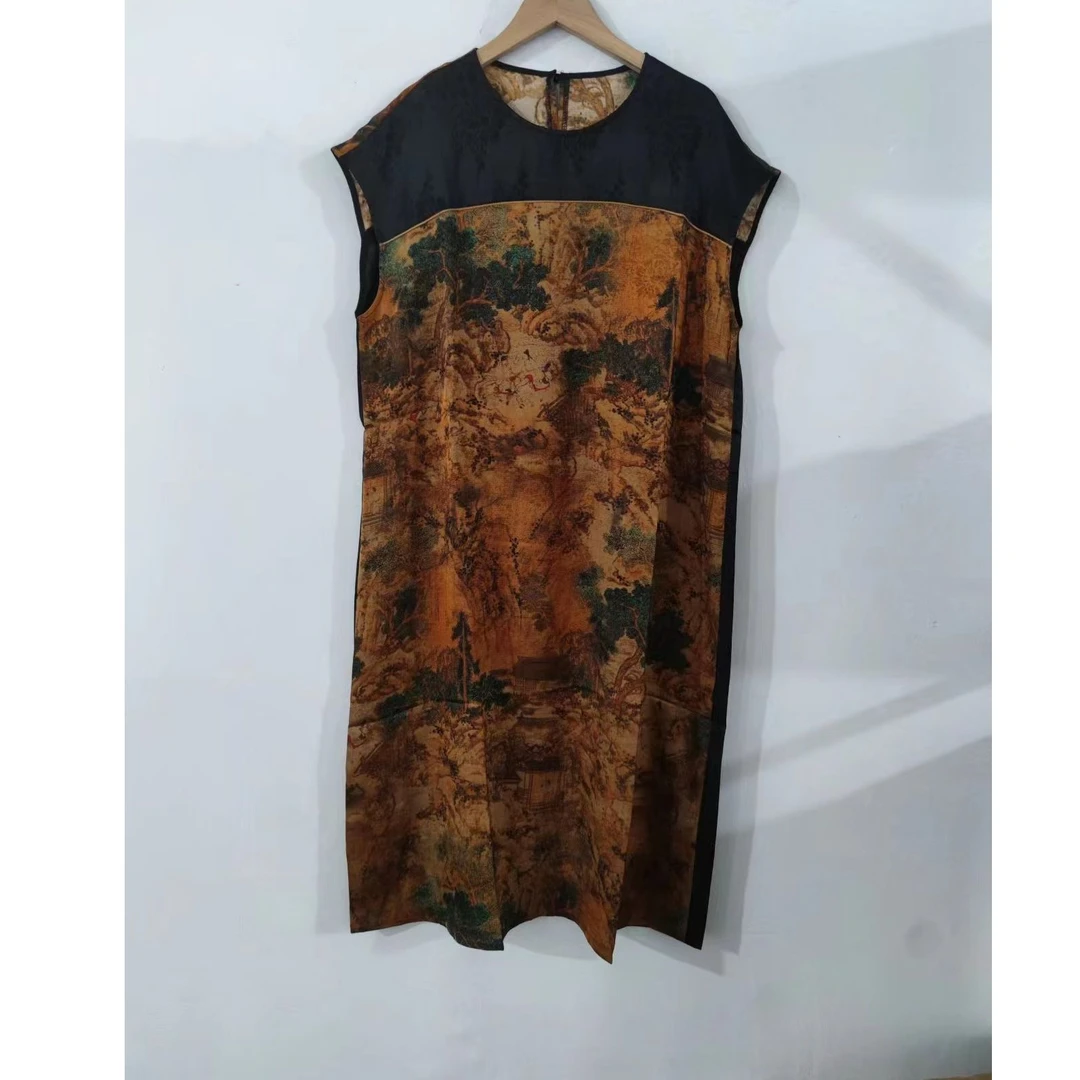 23080-0新款舒适印花连衣裙