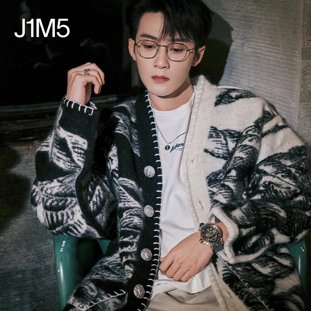 檀健次同款 PRONOUNCE 24AW 无限绳索提花开衫夹克 设计师品牌