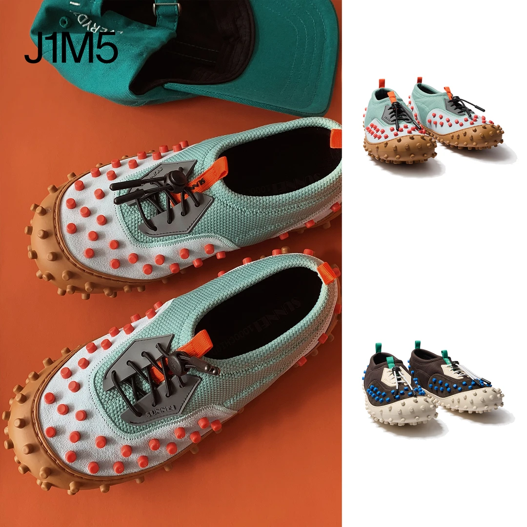 J1M5买手店 SUNNEI 经典系带钉钉鞋 设计师品牌