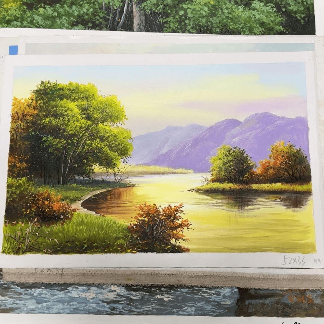 书法油画作品展的作品都是我的话
